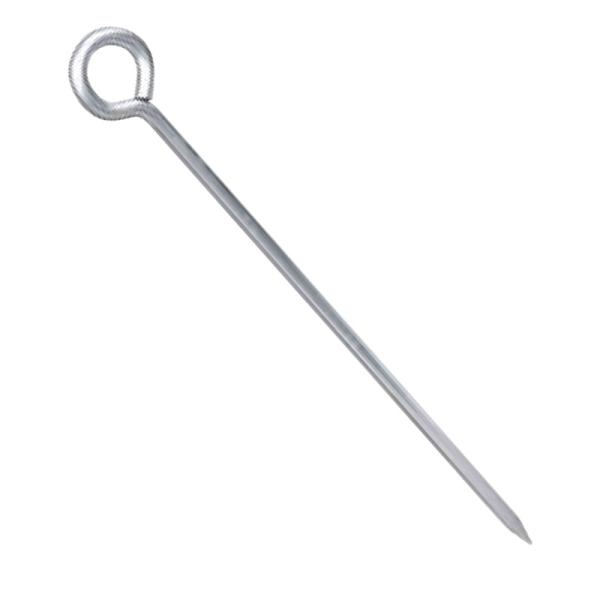 鉄ベース枠支持棒500頭丸 固定用杭 長さ497mm 丸頭穴径60φ 20本入り NSP 品番8210877
