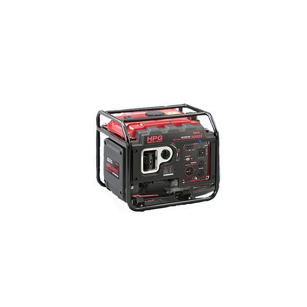 ワキタ インバーター発電機 HPG3000i (定格出力3.0KVA) ガードフレーム