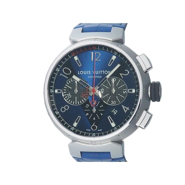 清水屋《送料無料》 ルイヴィトン タンブール クロノグラフ Q102V : 質  