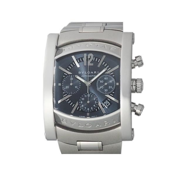 清水屋《送料無料》 ブルガリ アショーマ クロノグラフ AA48SCH