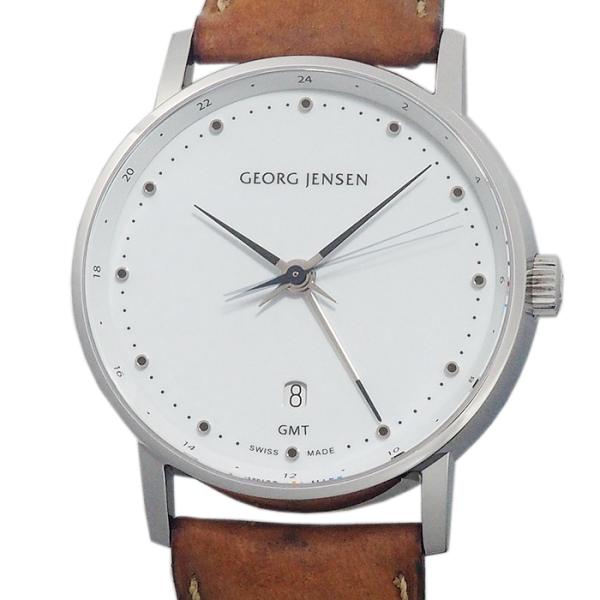 清水屋》 ジョージジェンセン コッペル GMT 41mm 519 クオーツ ライト