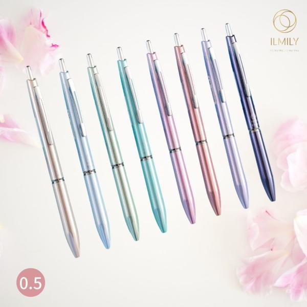 【数量限定】PILOT パイロット ILMILY イルミリー 油性ボールペン 極細 0.5 BIL-80EF 全8色から選択 黒インキ ノック式 パーソナルカラー ギフト