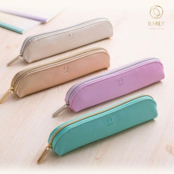 【数量限定】ILMILY イルミリー ペンケース [全4色] パイロット PCSIL01-100 パーソナルカラー 小物入れ 筆入れ シンプル スリム 文房具  女子文具 かわいい