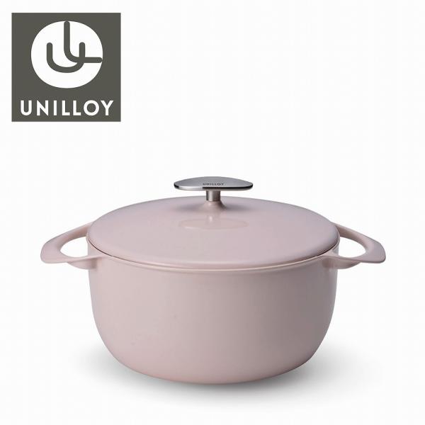 UNILLOY キャセロール 22cm サクラ 日本製 ホーロー製 琺瑯