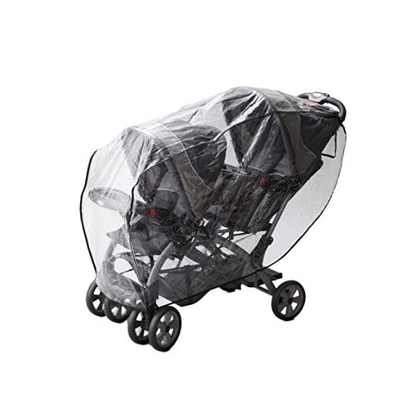 日本育児 2人乗りベビーカー用 レインカバー 縦型 2人乗り用の大きなレインカバー Blusquare Org