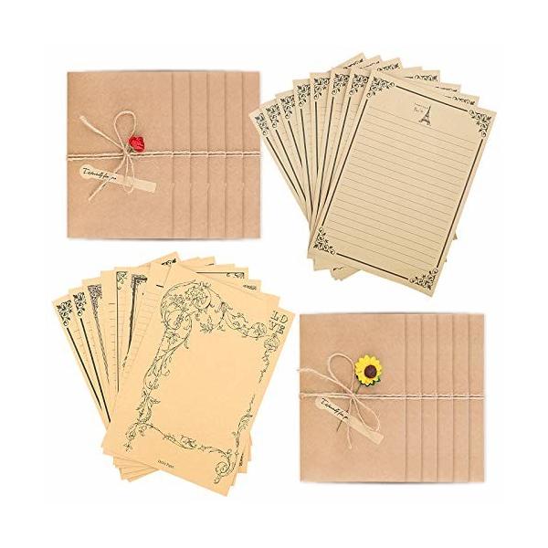 クラフト 封筒 おしゃれ レターセットの人気商品 通販 価格比較 価格 Com