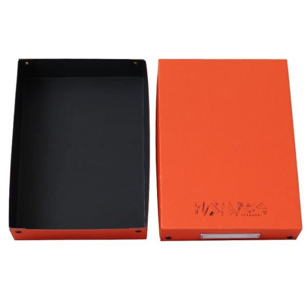 そぼっくす（カラフル）オレンジ （165×230×50mm）A5サイズ 収納 黒 カラフル お道具箱 収納 収納ボックス 小物