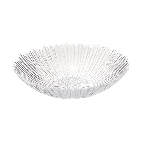 吉沼硝子 氷光 ガラス プレート 皿 大皿 直径25cm 日本製 食器