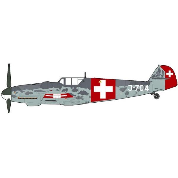 HOBBY MASTER 1/48 メッサーシュミット Bf-109G-6 スイス空軍 第7飛行中隊 1944 完成品 HA8757