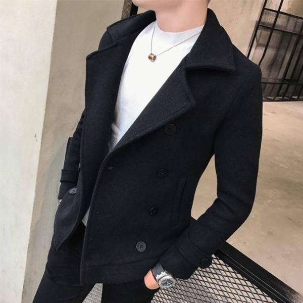 フリースジャケット メンズ ミリタリー ラシャコート ジャケット 厚手