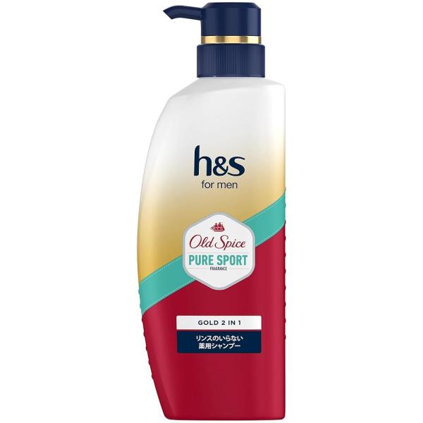 P&G h&s for men ゴールド 2in1 オールドスパイス ピュアスポーツの