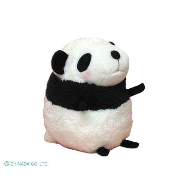 シナダ ぬいぐるみ baby nature (M) ぱんだ ブラック : シナダ