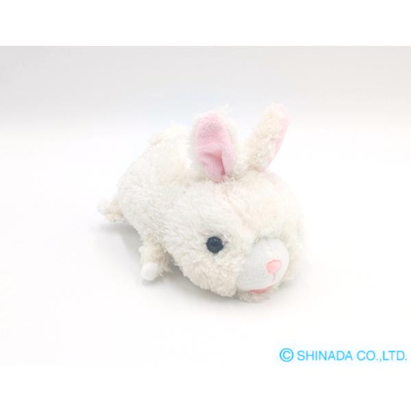 白や淡いピンクの ベィビーカラーのまぁるいボディ、つぶらな瞳に ちょっぴり開いたピンクのお口。思わず抱きしめたくなる、赤ちゃんなかわいさです。サイズ：約 高10×幅11×奥18cm素材：ポリエステル対象年齢：７才から