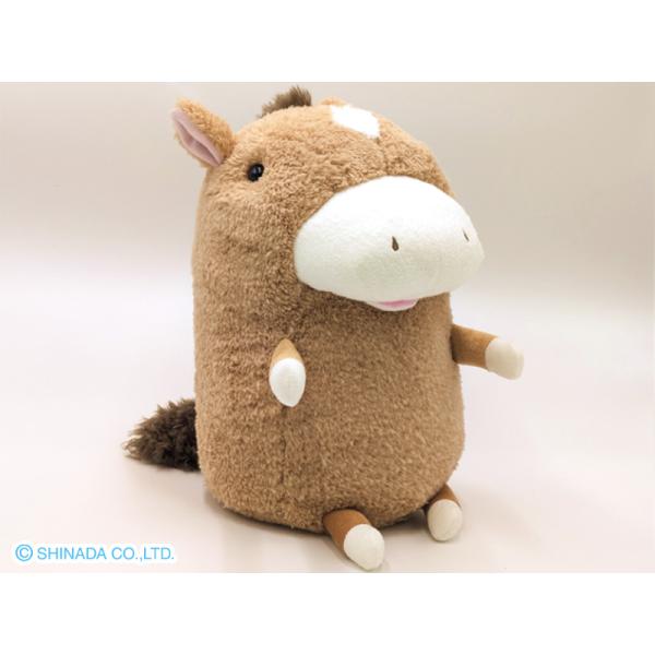 シナダ ぬいぐるみ baby more ポニー (LL) ブラウン : シナダ