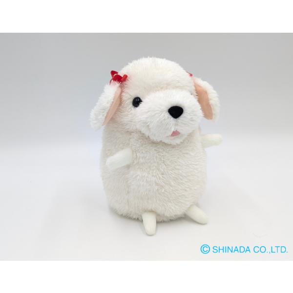 シナダ ぬいぐるみ baby nature (M) トイプー アイボリー : シナダ