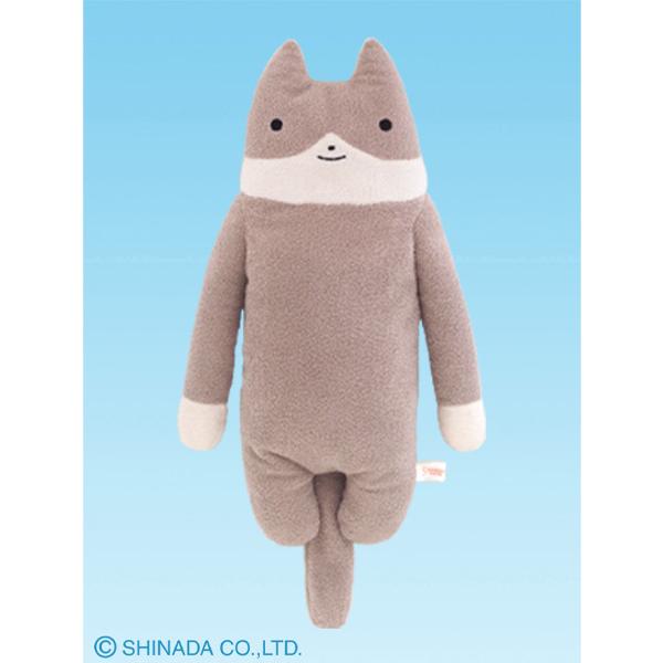 シナダ ぬいぐるみ フモフモさん (L) どろ グレー : シナダオンライン