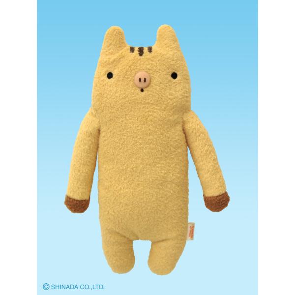 シナダ ぬいぐるみ フモフモさん (M) いのの 金茶 : シナダオンライン