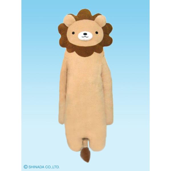 フモフモさん　ししも　ブラウン　Lサイズ フモフモさん ししも（ブラウン・L） ライオン 動物 ぬいぐるみ