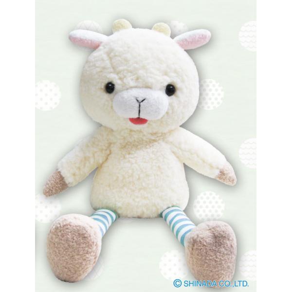 シナダ ぬいぐるみ モコモコズー ヤギ : シナダオンラインショップ