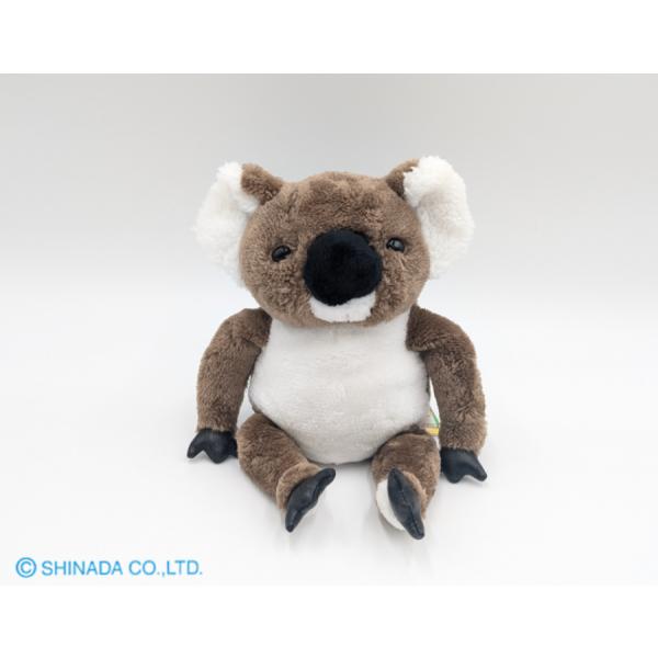 シナダ ぬいぐるみ のんきもの コアラ (M) グレー : シナダオンライン