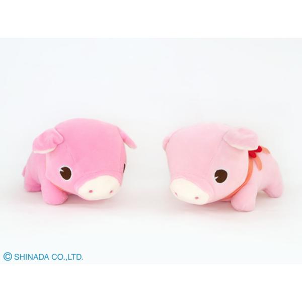 シナダ ぬいぐるみ レトロトリオ ブタ Mサイズ : シナダオンライン