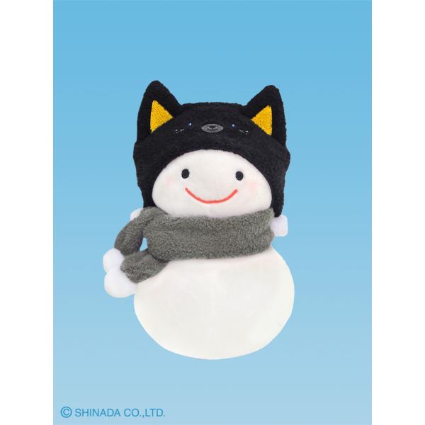 シナダ 雪ダルマちゃん へんしん ねこ ぬいぐるみ : シナダオンライン