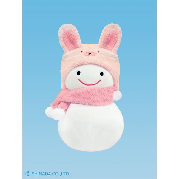 シナダ 雪ダルマちゃん へんしん うさぎ ぬいぐるみ : シナダ
