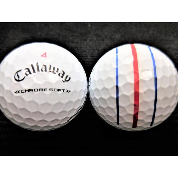 ロストボール ランク1 Callaway キャロウェイ CHROME SOFT トリプル