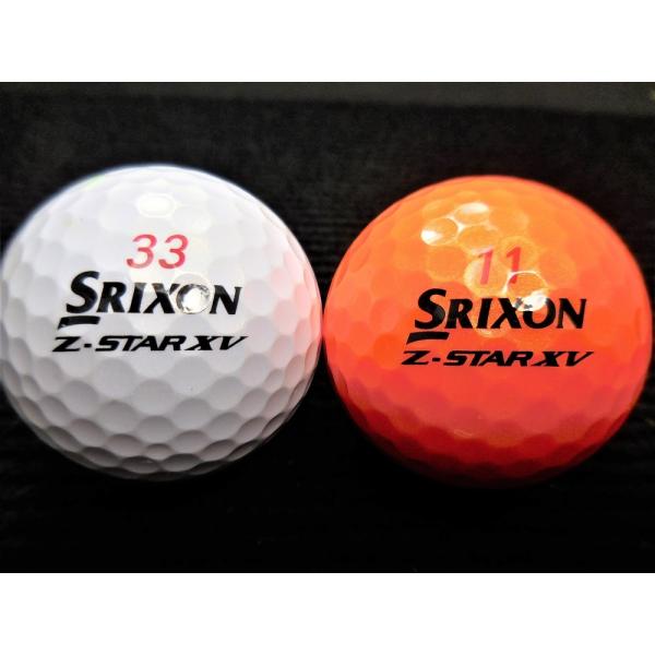 スリクソン ディバイドxv  カラー混合 年式色々モデル 30球 ゴルフボール ロストボール shindai_ds21560s-1