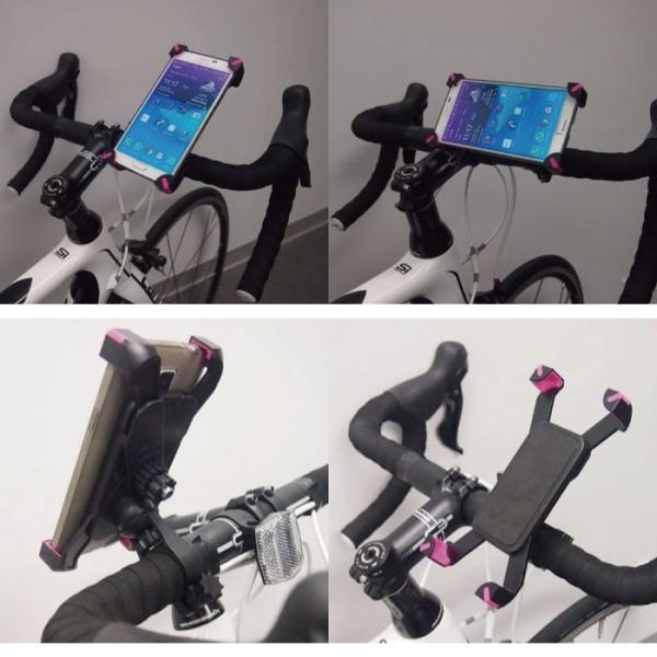 自転車スマホホルダー バイク 固定マウント スマートフォンiPhone iPad 