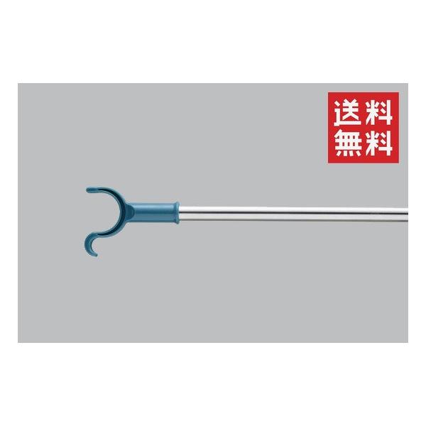【オールステンレス　竿上げ　M】・サビ・キズに強く、軽くて丈夫なオールステンレス製の竿です。 ・持ちやすいグリップ付き！！・竿上げを掛けて収納できるフック付き！！竿上げの長さ　150cm本体重量　約400g材質　　パイプ　：オールステンレス...
