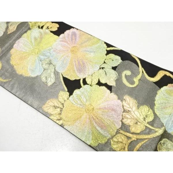 ys7776459; 菊唐草模様織り出し 振袖用袋帯【着】 : kimono-Shinei 