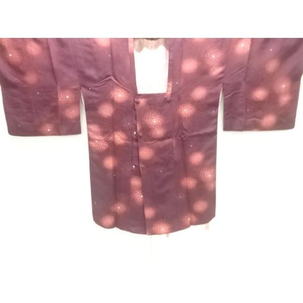 ys7791431; 花模様織り出し道行コート【着】 : kimono-Shinei ヤフー店