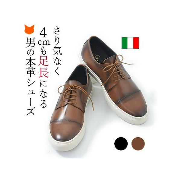 メンズ靴 スニーカー レザー イタリア - ビジネスシューズ・革靴の人気 