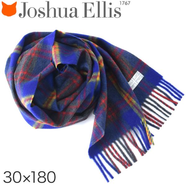 美品✨ジョシュアエリス カシミヤ ストール 大判 チェック Joshua Ellis（ジョシュアエリス） ストール 大判 厚手 カシミヤ