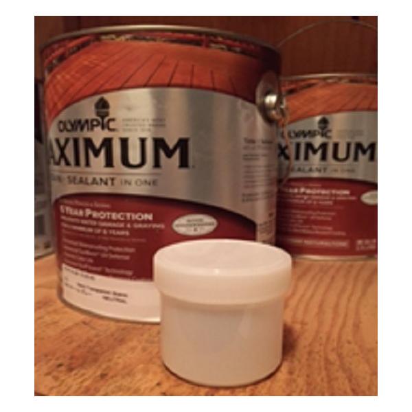 オリンピックマキシマム サンプル缶 100ml  塗料 水性塗料 サンプル お試し 木材 ラティス ウッドデッキ
