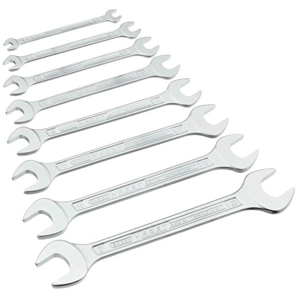 HAZET(ハゼット) 両口スパナセット 8本組 【日本正規輸入品