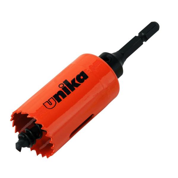 【商品概要】用途:薄鉄板(3.2mm厚)・アルミ(3.2mm厚)・金属系サイディングボード・塩ビパイプ・合板口径:30mm有効長:40mm全長:113mm専用L型レンチ付使用可能電動機:充電ドリル(12V以上)・インパクトドライバー(トルク...