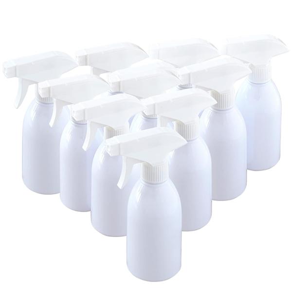 【１０本組】スプレーボトル 300ml 詰替え容器 スプレー式 除菌 抗菌 消臭【日本製 アロマ液 無香料５本 プレゼント！おまかせ】