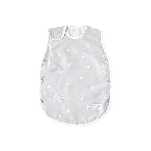 ディモワ 10mois Wガーゼ スリーパー ベビーサイズ グレー 3015 赤ちゃん グレー ベビーサイズ Brookerassociates Com