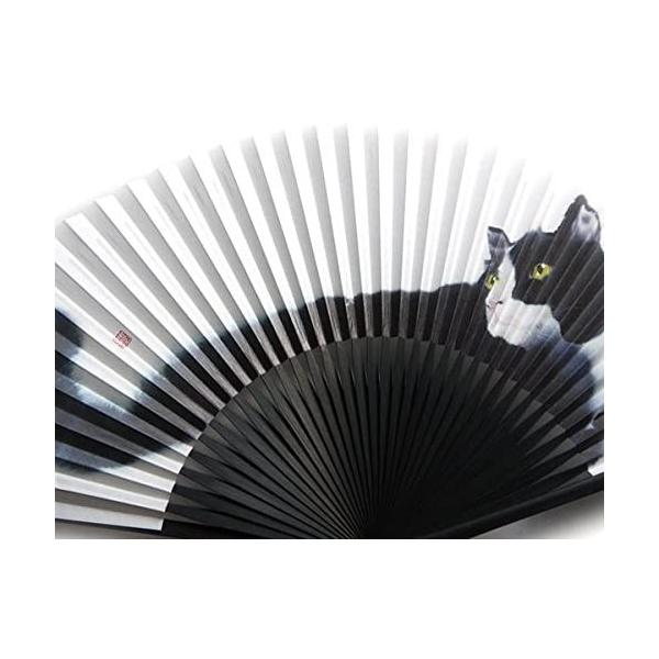扇子 イラスト猫扇子 猫 香り付き 35間 7 5寸 22 5ｃｍ 5651 ハチワレ Thewhitebuilding Org Uk