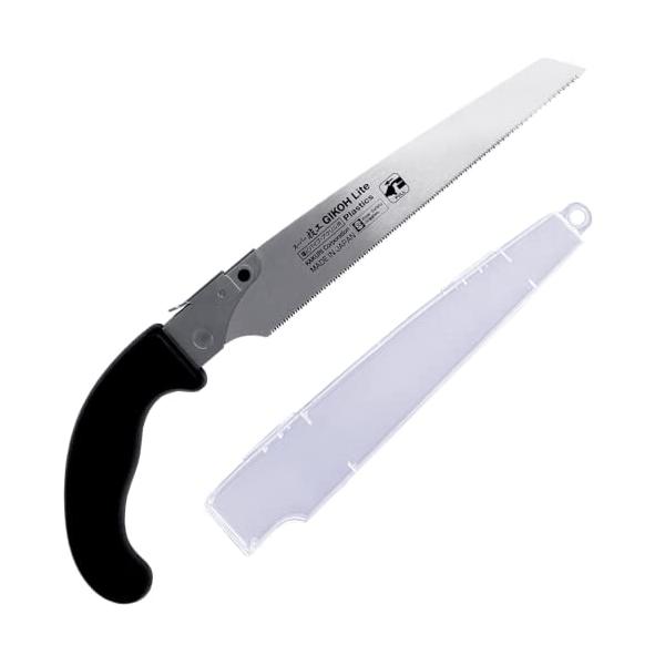 他サイト： 角利産業Kakuri Sangyo 替刃式 ノコギリ スーパー技工 本体 刃渡210mm 収納ケース付 塩ビ/アクリル用 のこぎり 鋸 日本製ブの商品画像