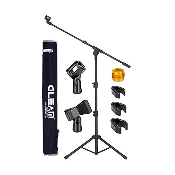 GLEAM マイクスタンド - ストレートタイプ兼用 収納ケース付き