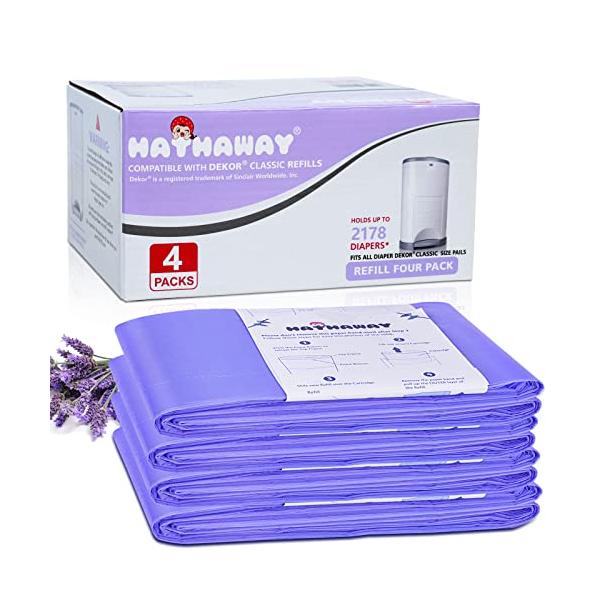 ・ラベンダー 4個 ・防臭効果アップ: 柔らかなラベンダーの香りがします、効果的に臭いを中和することができます・30%厚くします、夏でも臭いを止められる、部屋に置いていても匂いが気になりません・袋自体も透明じゃないので中身も少し見えにくくな...