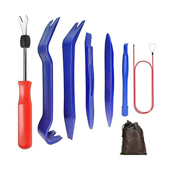 他サイト： RITYHOFT 内装剥がし 内張り剥がし パネルはがし 脱着工具 クリップクランプツール 7点セット レットの商品画像