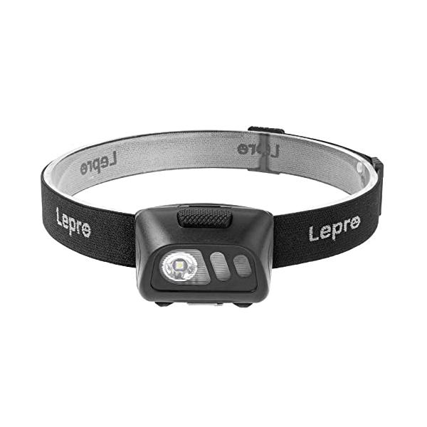 他サイト： Lepro LED ヘッドライト 電池式 ヘッドランプ 超軽量 ledヘッドライト 白光＆赤光/６つ点灯モード/実用点灯7〜50時間 700Lの商品画像