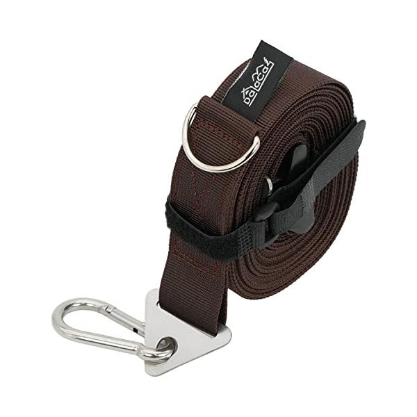 他サイト： DaLaCa 小川張り タープ延長ベルト セッティングテープ ワンタッチ長さ調整5.2m 耐荷重200kg 張り方説明書 収納袋 まとめるバンドの商品画像