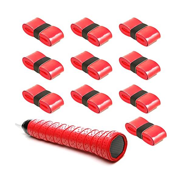 RICISUNG グリップテープ 10本セット テニス グリップ テープ ウェット 滑り止め 通気性 吸汗 バドミントン テニスラケット ゴルフ