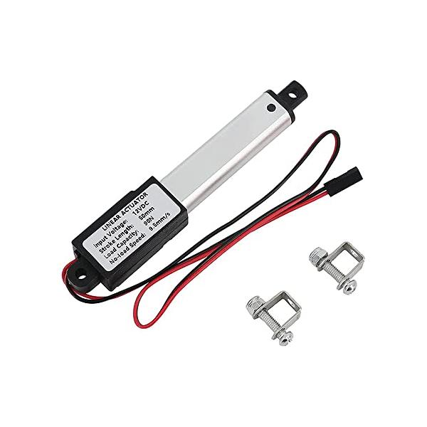 シルバー＆ブラック/-/-・パッケージ個数:1・仕様ストロークの長さ：2インチ/ 50mm; 無負荷時の移動速度：9.5mm / s; 耐荷重= 90 20.3lb;入力電圧：12。・取り付けが簡単電動リニアアクチュエータは12で駆動されま...