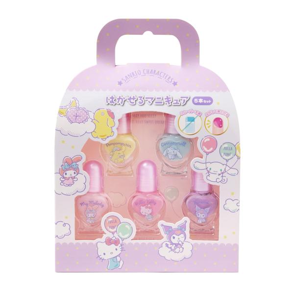 他サイト： レイス サンリオキャラクターズ はがせるマニキュア 5本セット 230728の商品画像